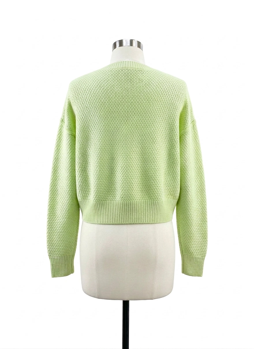 JessicaSimpson · Button Up Cardigan · Medium · BrightGreen