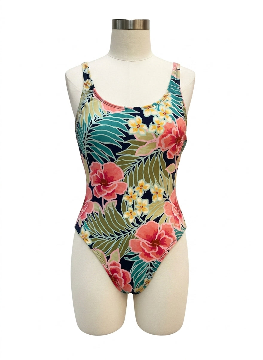 Hurley · Floral Print · Medium · PinkGrn