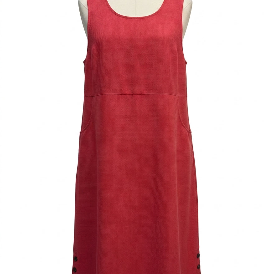 Appleseeds · Sleeveless Dress · Small P · Coral
