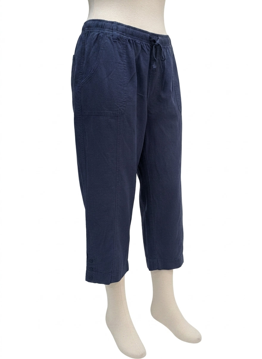 Karen Scott · Capris · 2X · Navy