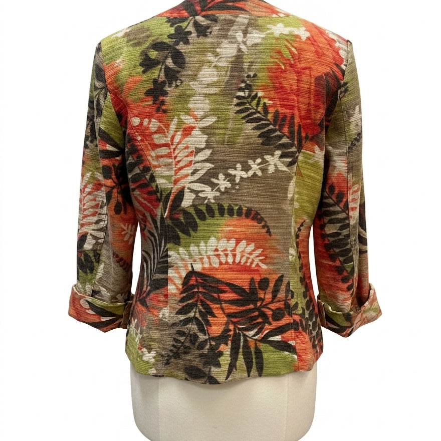 Alexis & Avery · FashionJacket · 10 · Olive-Peach