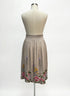 Anthropologie · Blue Tassel Embroidered · Large · BeigeFloral