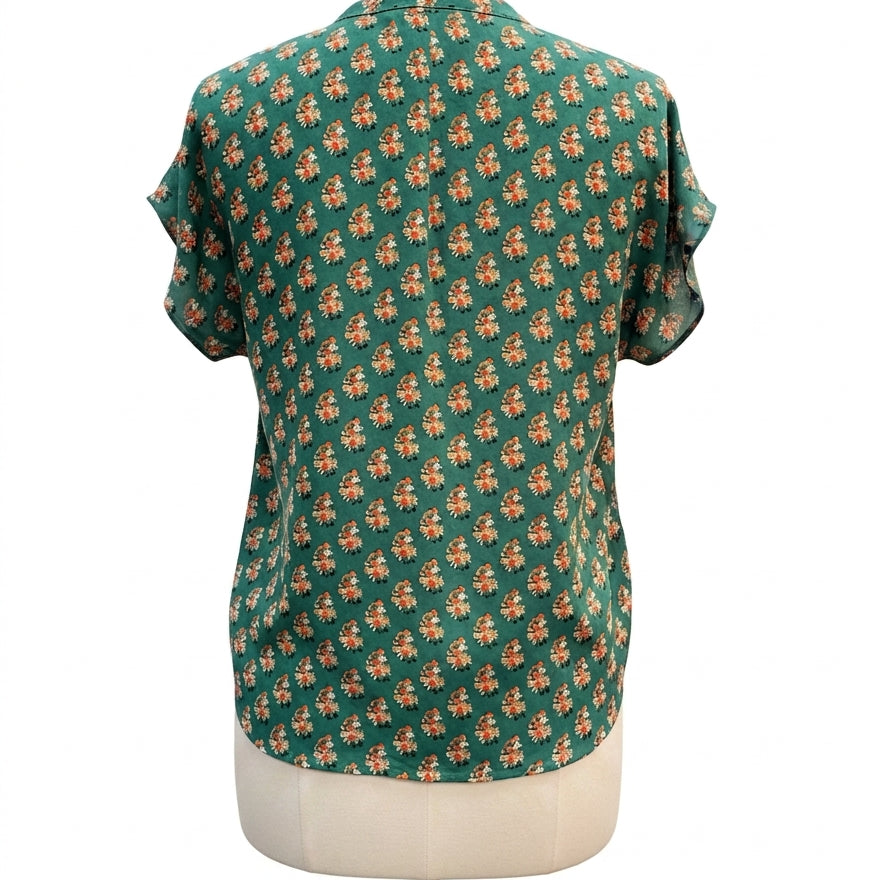 Cabi · Stevie Top · Medium · Green Floral