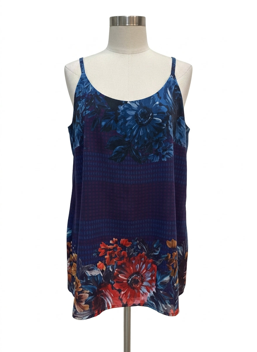 CAbi · Artist Cami · Medium · NavyFloral