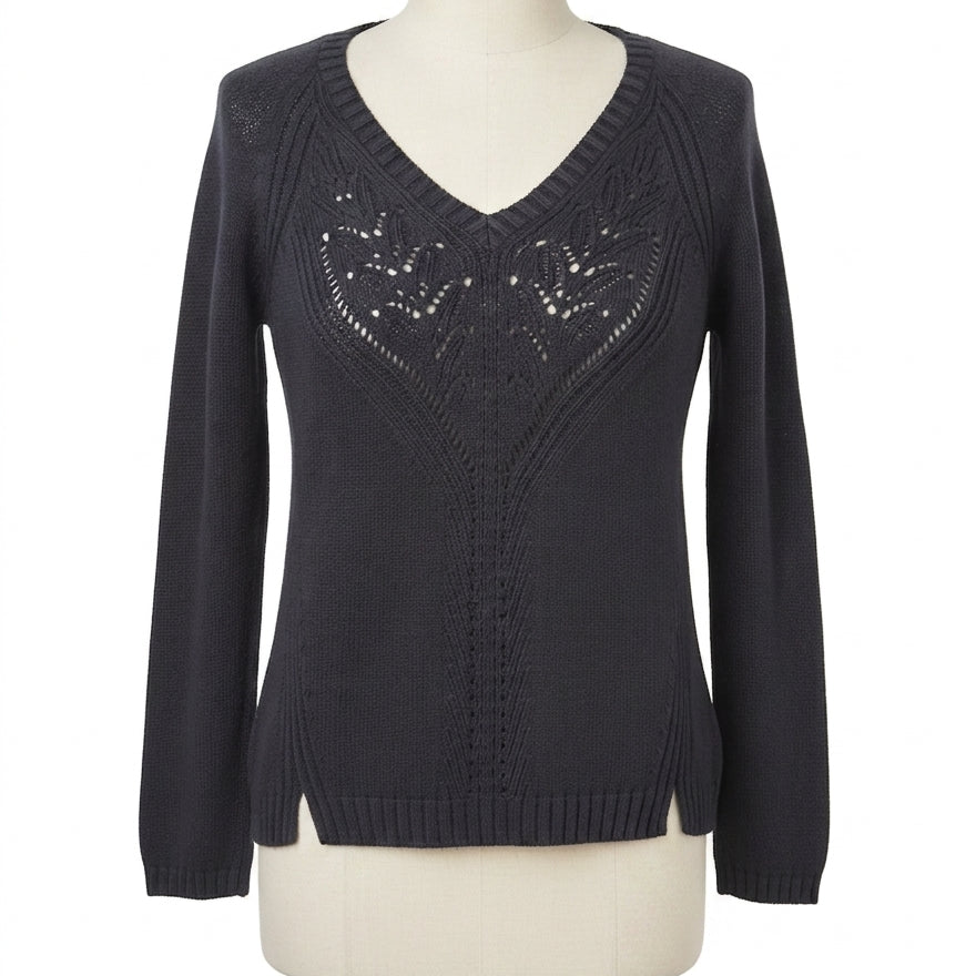 Garnet Hill · Sweater · Medium · Black