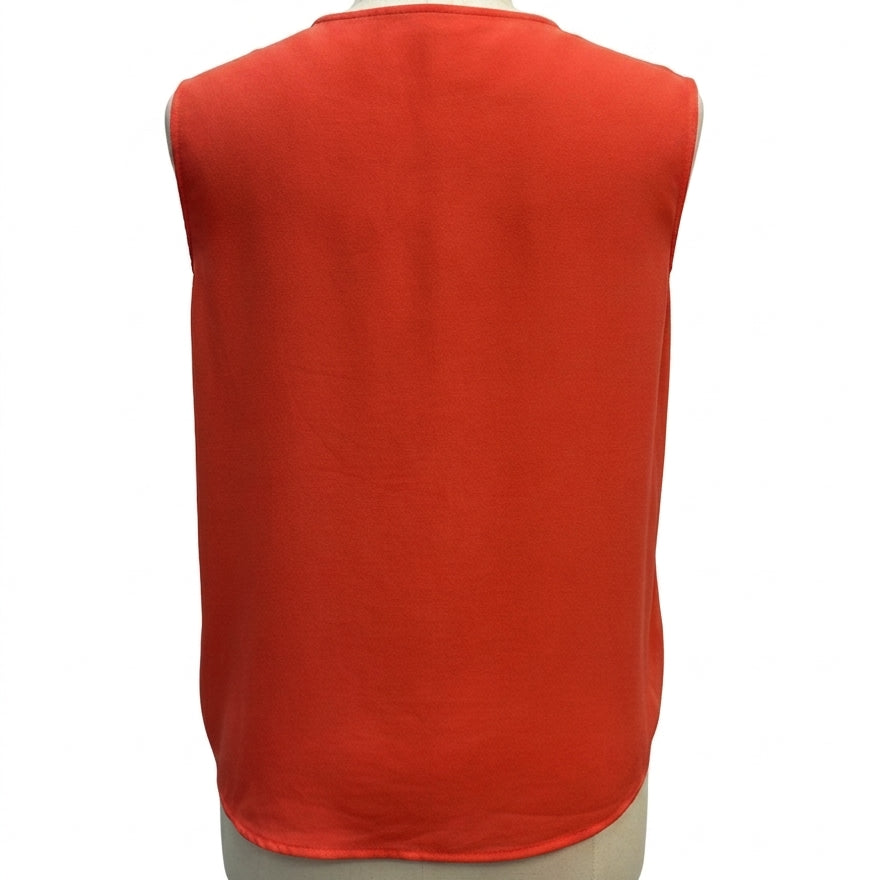 Banana Republic · Cap Sleeve Top · Small · Coral