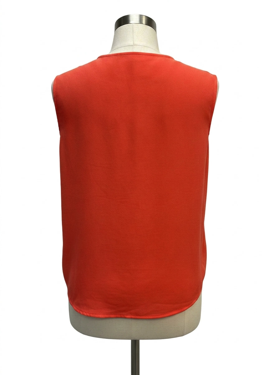 Banana Republic · Cap Sleeve Top · Small · Coral