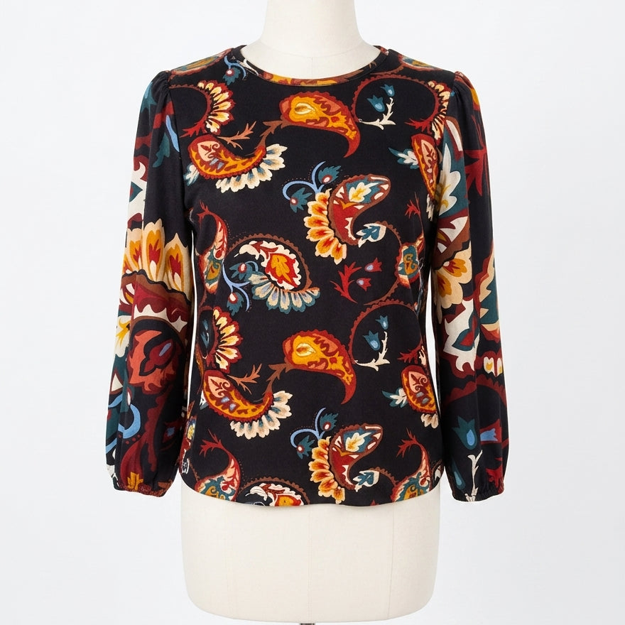 Chico's · Blouse · 8 · BlackBurgundy