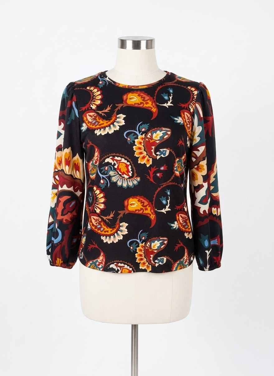 Chico's · Blouse · 8 · BlackBurgundy