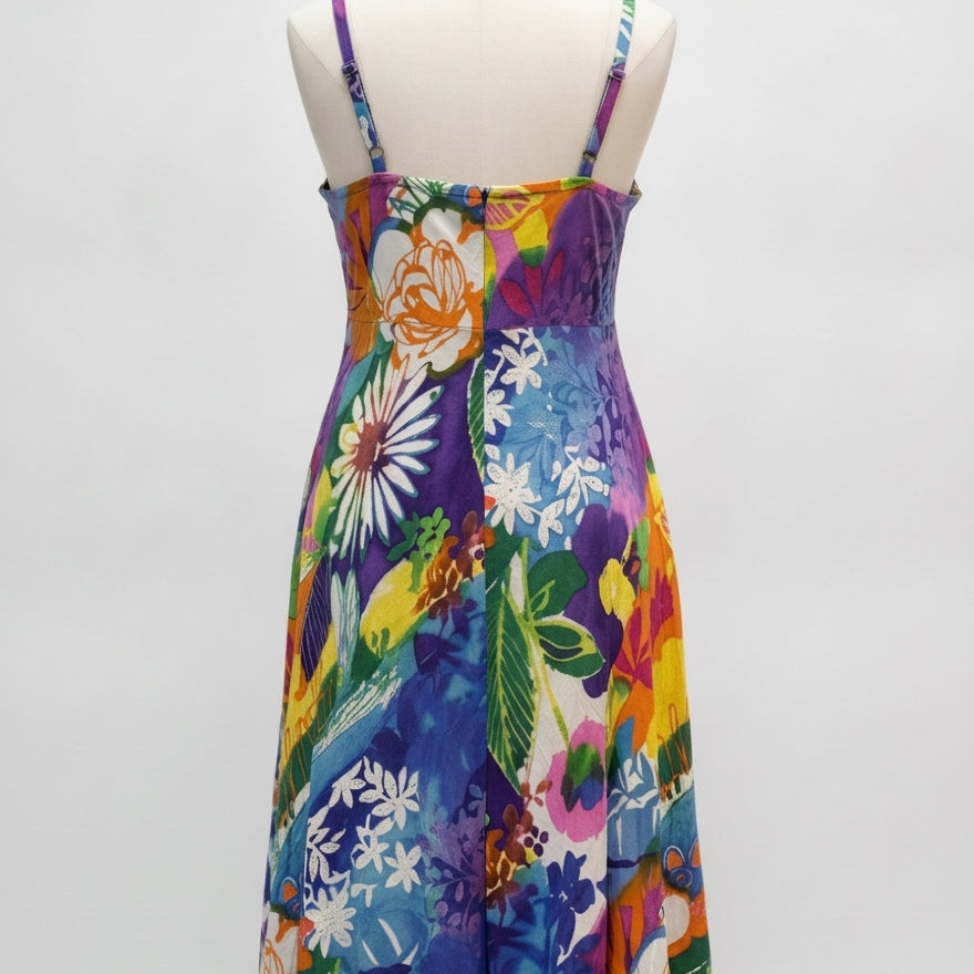 JamsWorld · Sleeveless Dress · Medium · PurpMulti