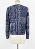 Sundance · Button Up Cardigan · Medium · Navy/White
