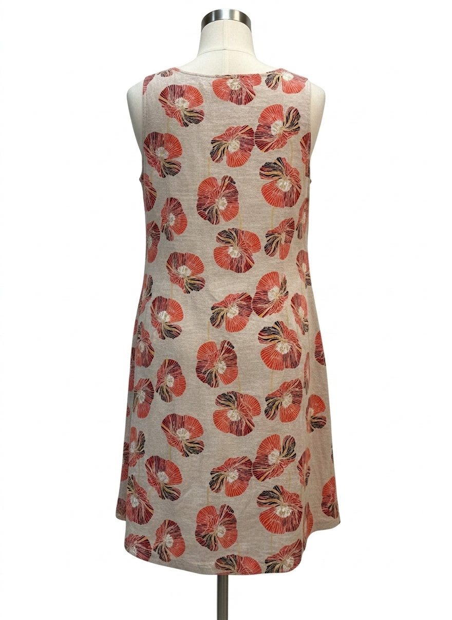Habitat · Sleeveless Dress · Large · PoppyBeige