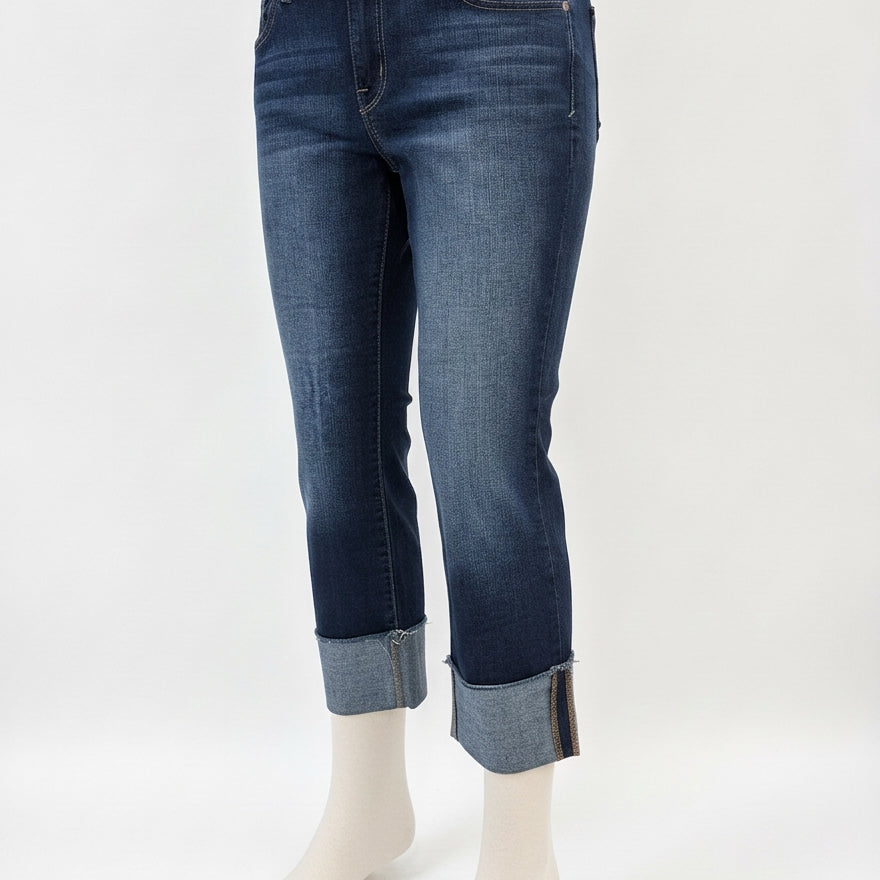 1822 · Taylor cuffed ankle · 6 · Dark Denim
