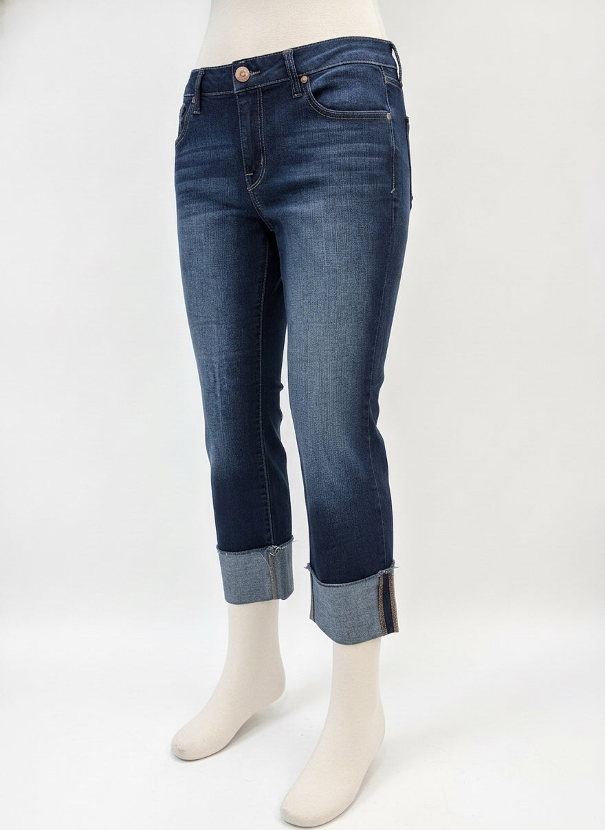 1822 · Taylor cuffed ankle · 6 · Dark Denim