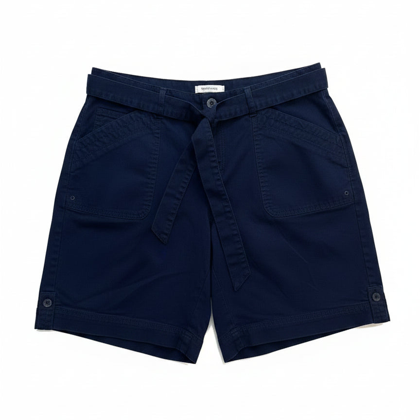 GloriaVanderBilt · Bermuda Shorts · 8 · Navy