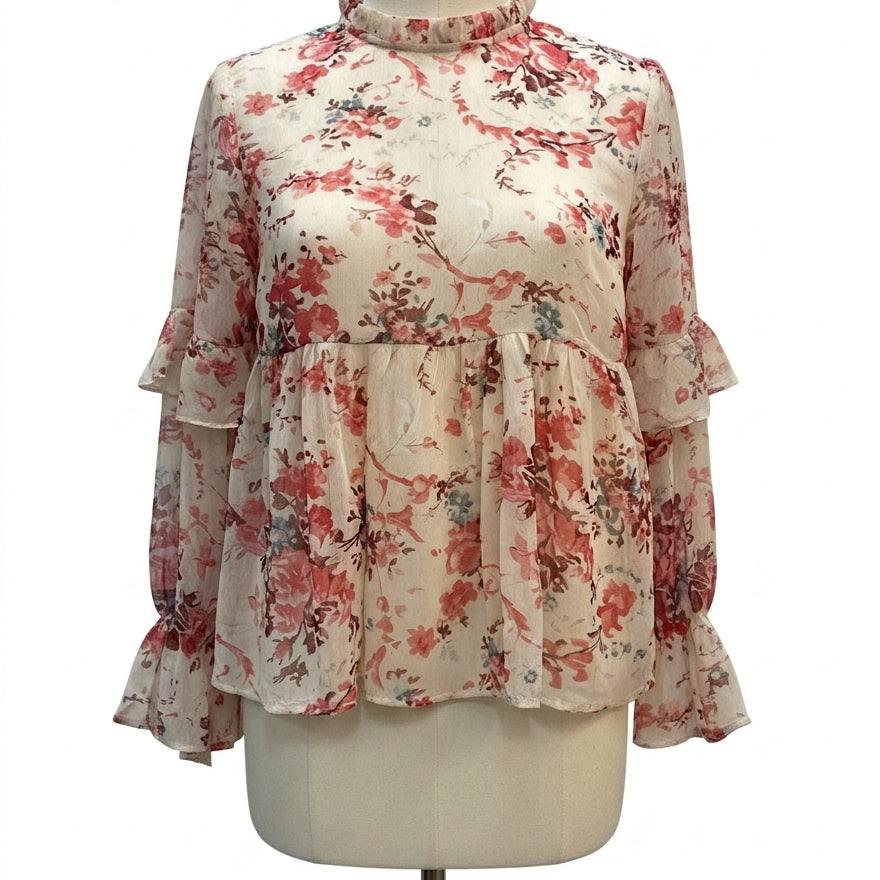 Sundance · Boho Chic Top · Small · BlushFloral