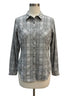 REI · Sahara Shirt w/RollTab Sleeve · 3X · GrayWhite