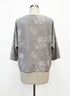 Cynthia Rowley · Dolman Sleeve Top · 2X · GrayWhite