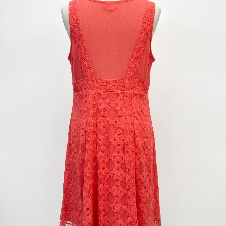 Sundance · Romantic Gesture Sleeveless Dress · 8 · Coral