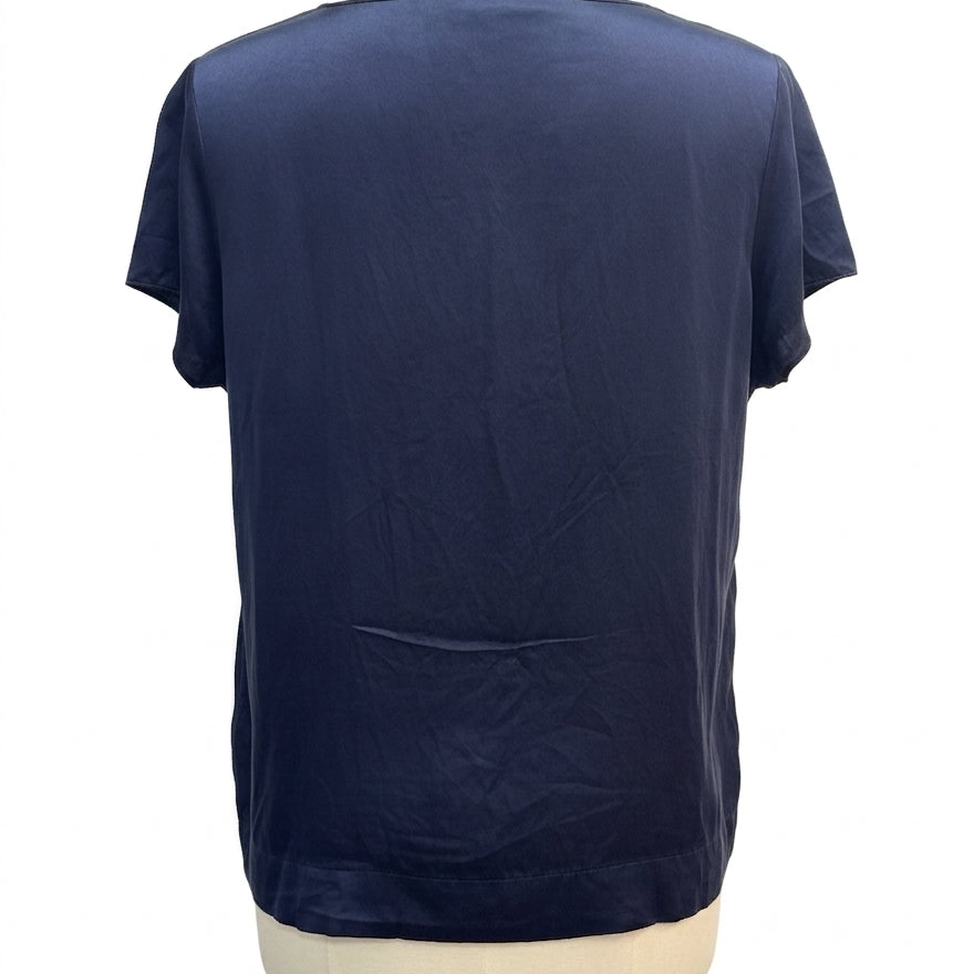 Talbots · Cap Sleeve Top · Large P · Navy