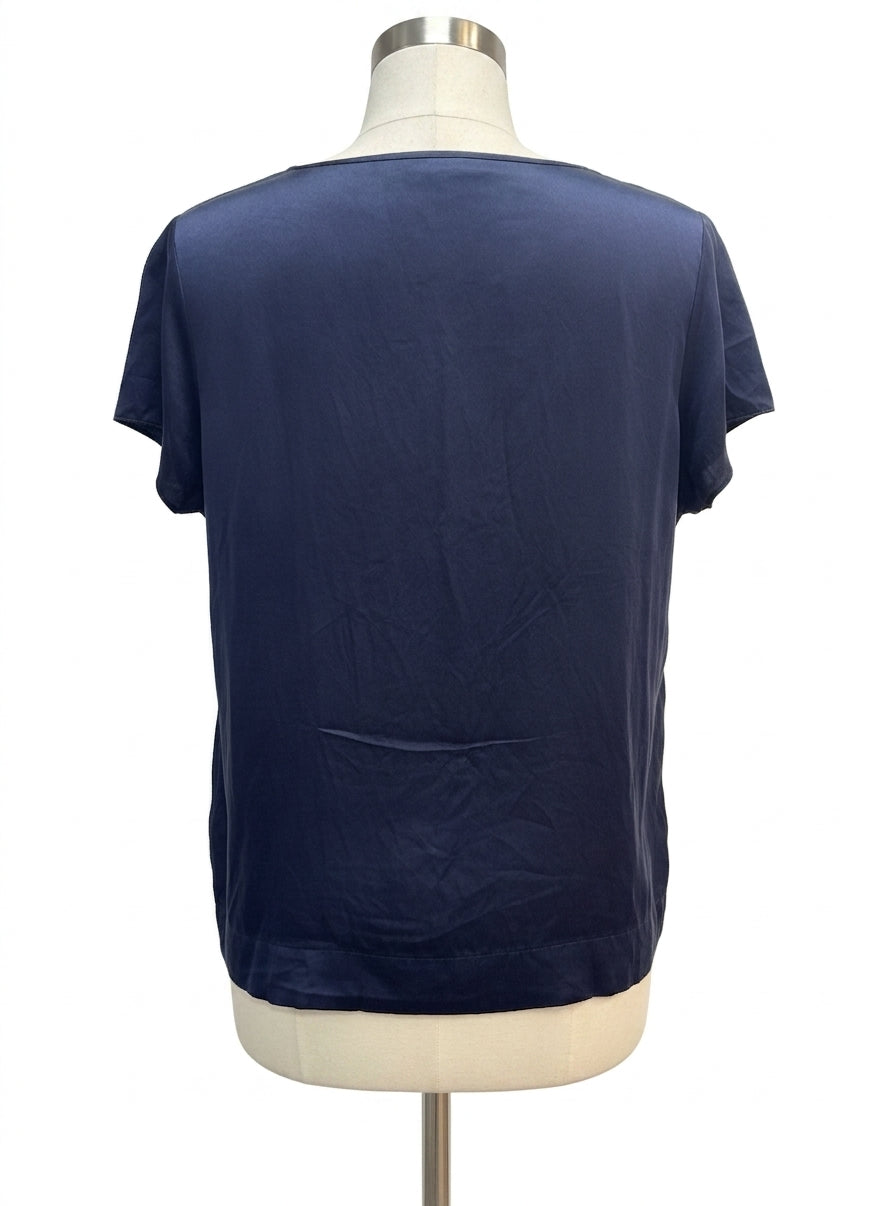 Talbots · Cap Sleeve Top · Large P · Navy