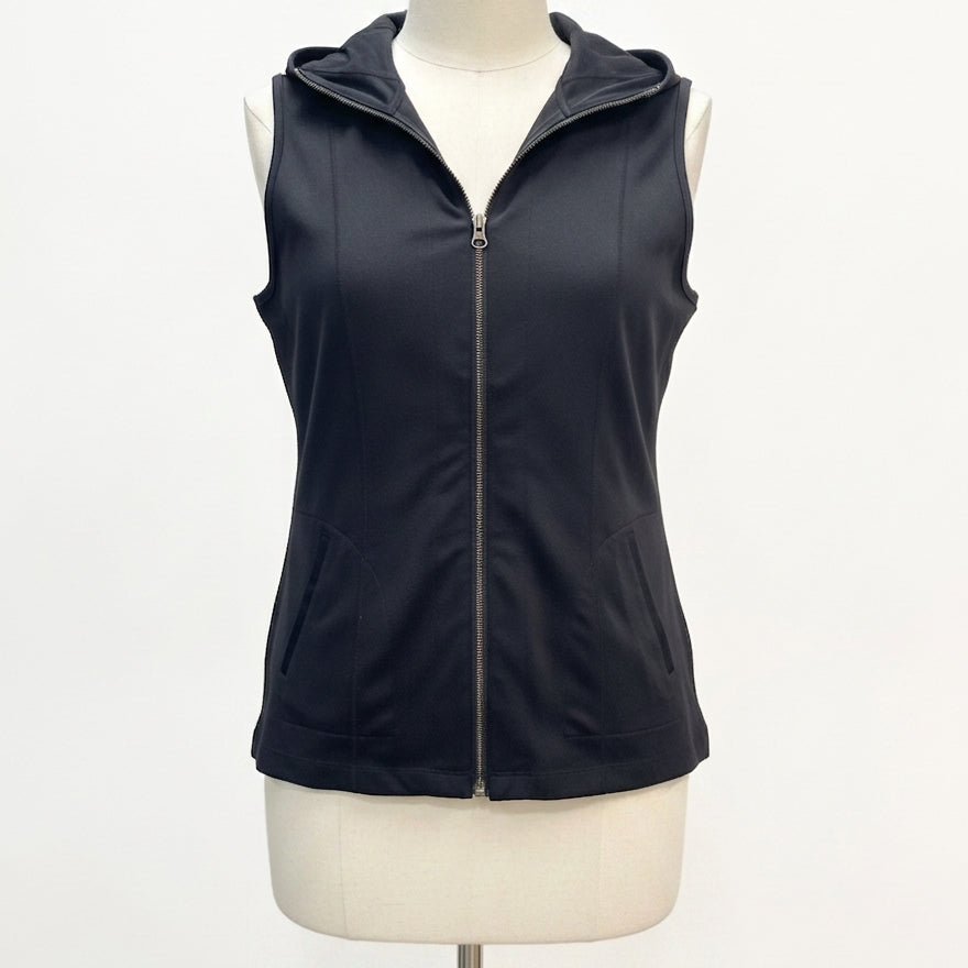 CAbi · Zip Up Vest · Medium · Black