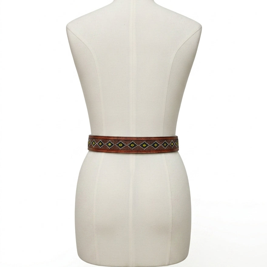 Dos Amigos · Seed Bead Detail · Medium · Brown/Multi