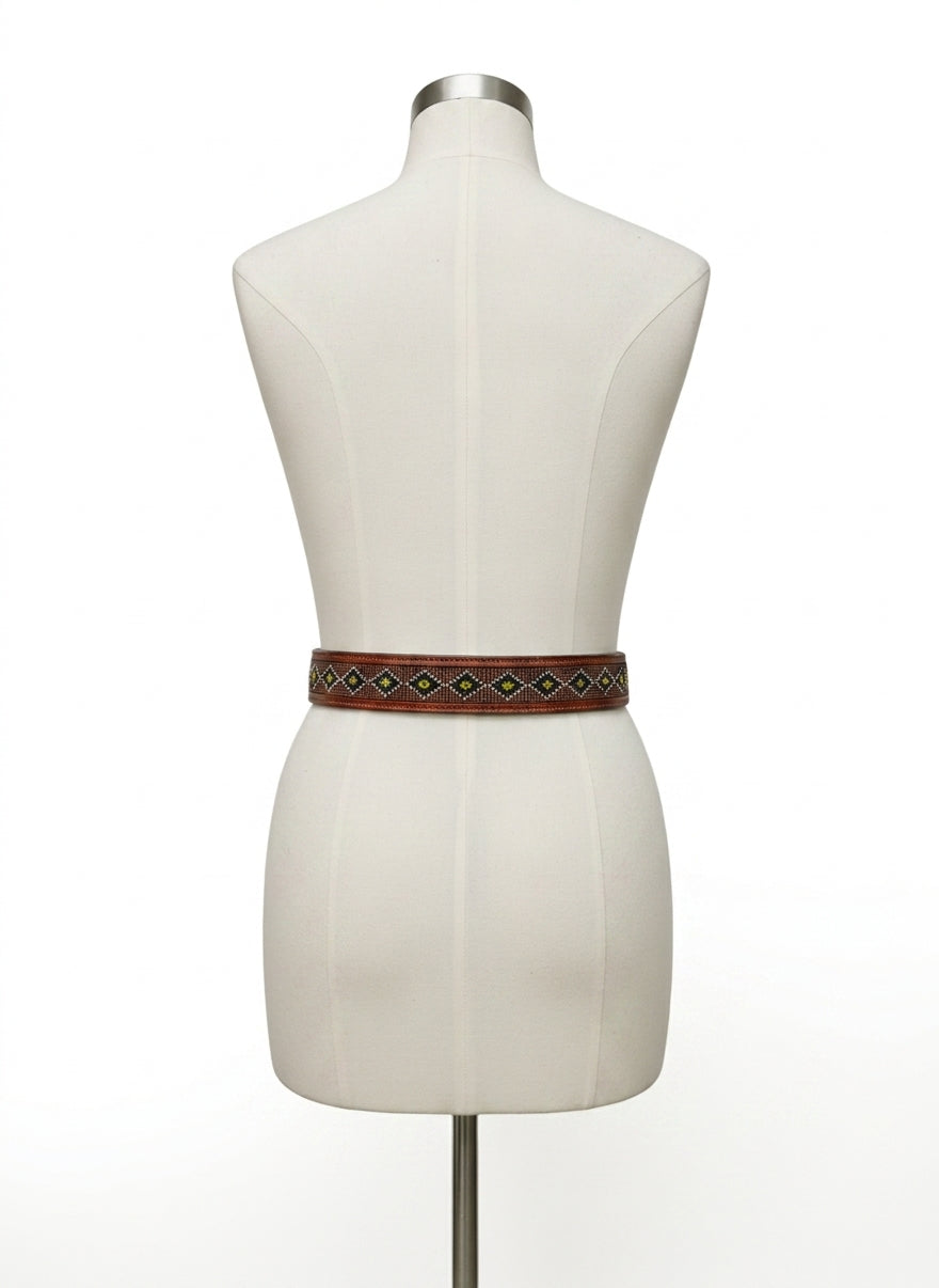Dos Amigos · Seed Bead Detail · Medium · Brown/Multi