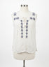 Lucky Brand · Sleeveless Top with Lace Overlay · Medium · White
