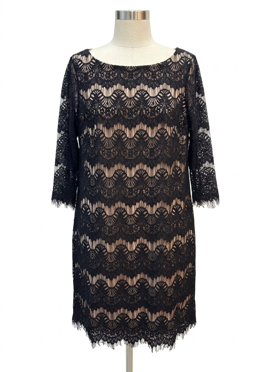 Jessica Howard · Lace Dress · 14 · Black