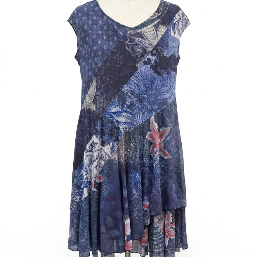 Desigual · Dress · XLarge · Navy Floral