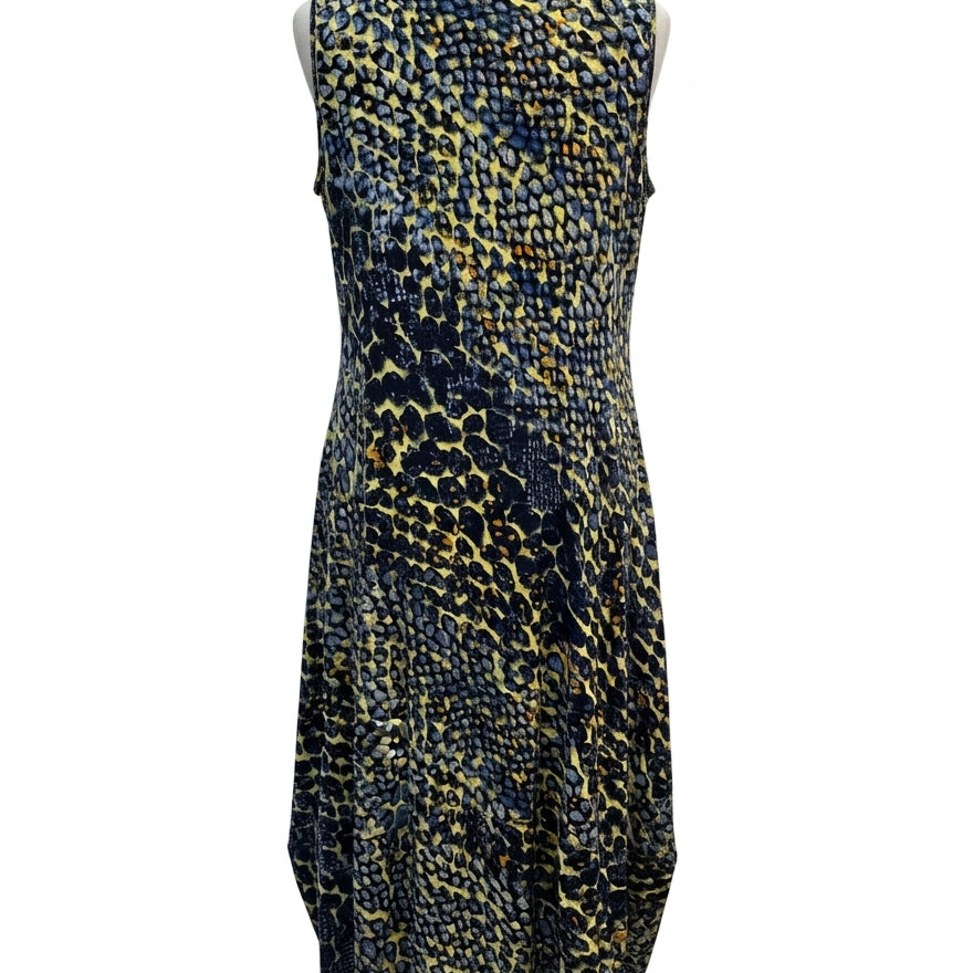 Comfy USA · Maxi Dress · Large · NavyLime