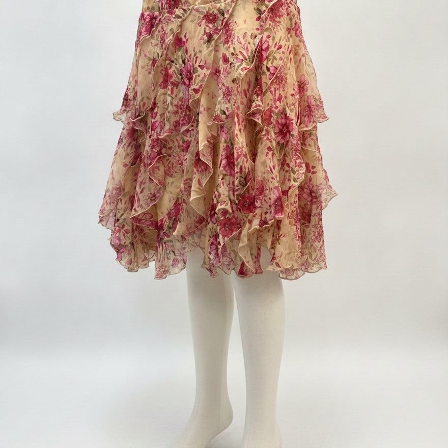 Sundance · Handkerchief Floral Print · 10 · PeachPink