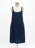 Saint James · Sleeveless Dress with Button Details and Pockets · 6 · Navy