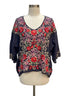 Johnny Was · Blouse · Large · Dark Gray