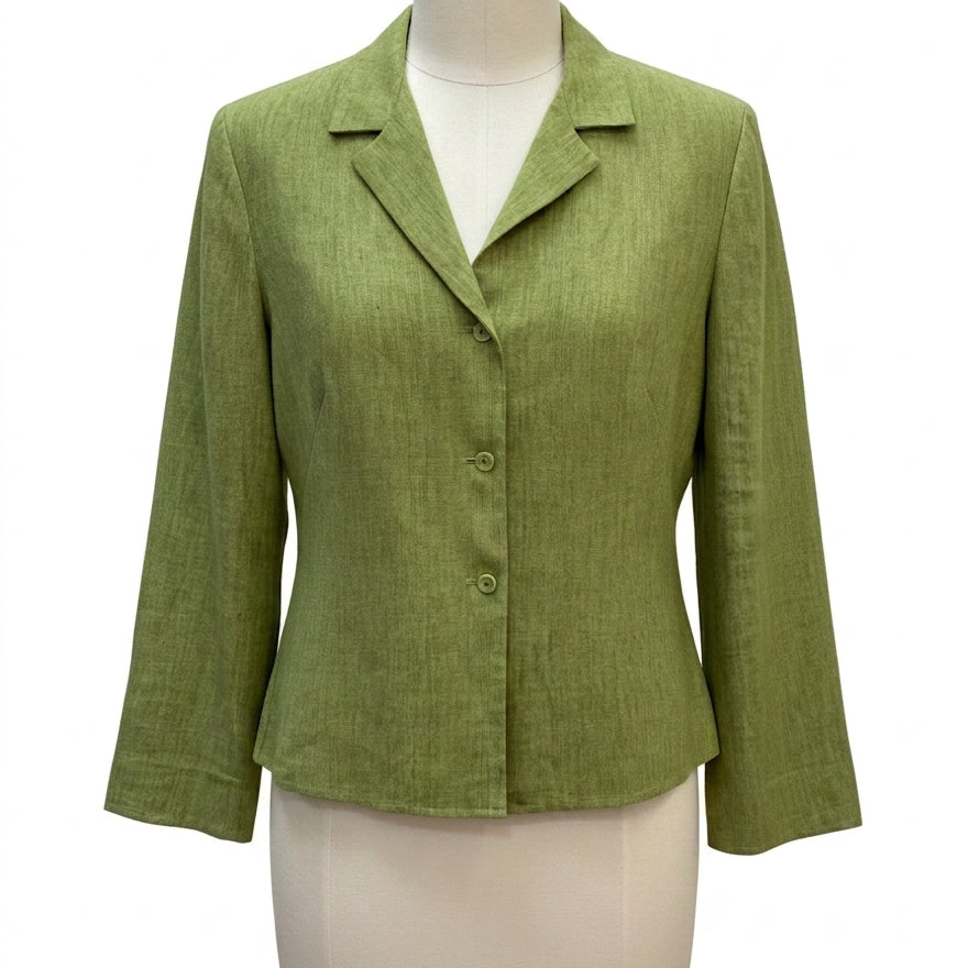 Jones Studio · Blazer · 12 · Avocado