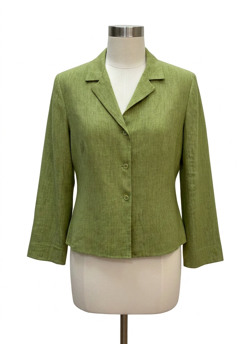 Jones Studio · Blazer · 12 · Avocado