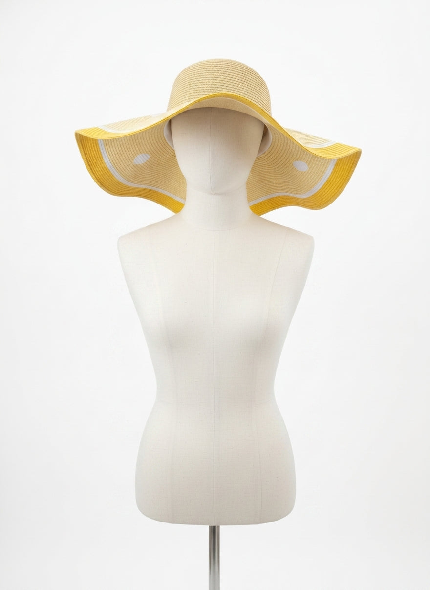 August Hats · Sun Hat · OS · Yellow