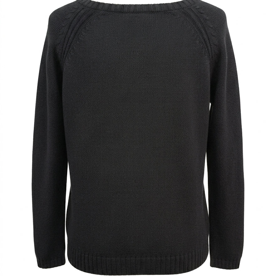 Garnet Hill · Sweater · Medium · Black