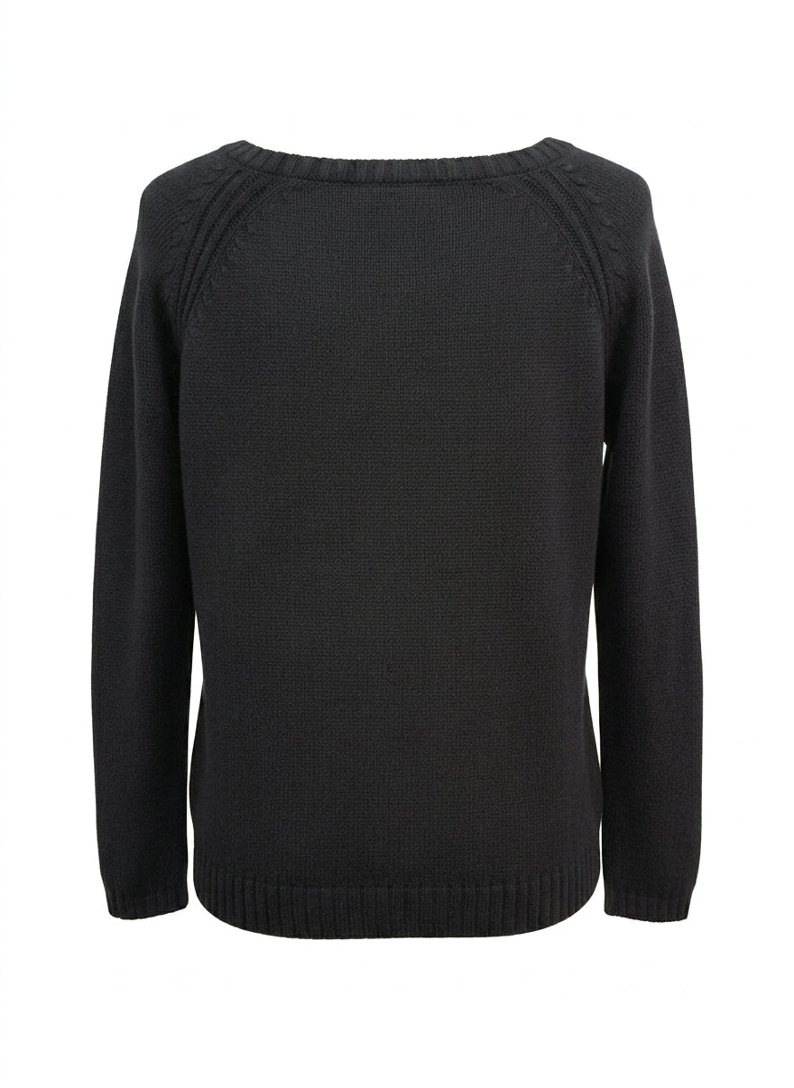 Garnet Hill · Sweater · Medium · Black