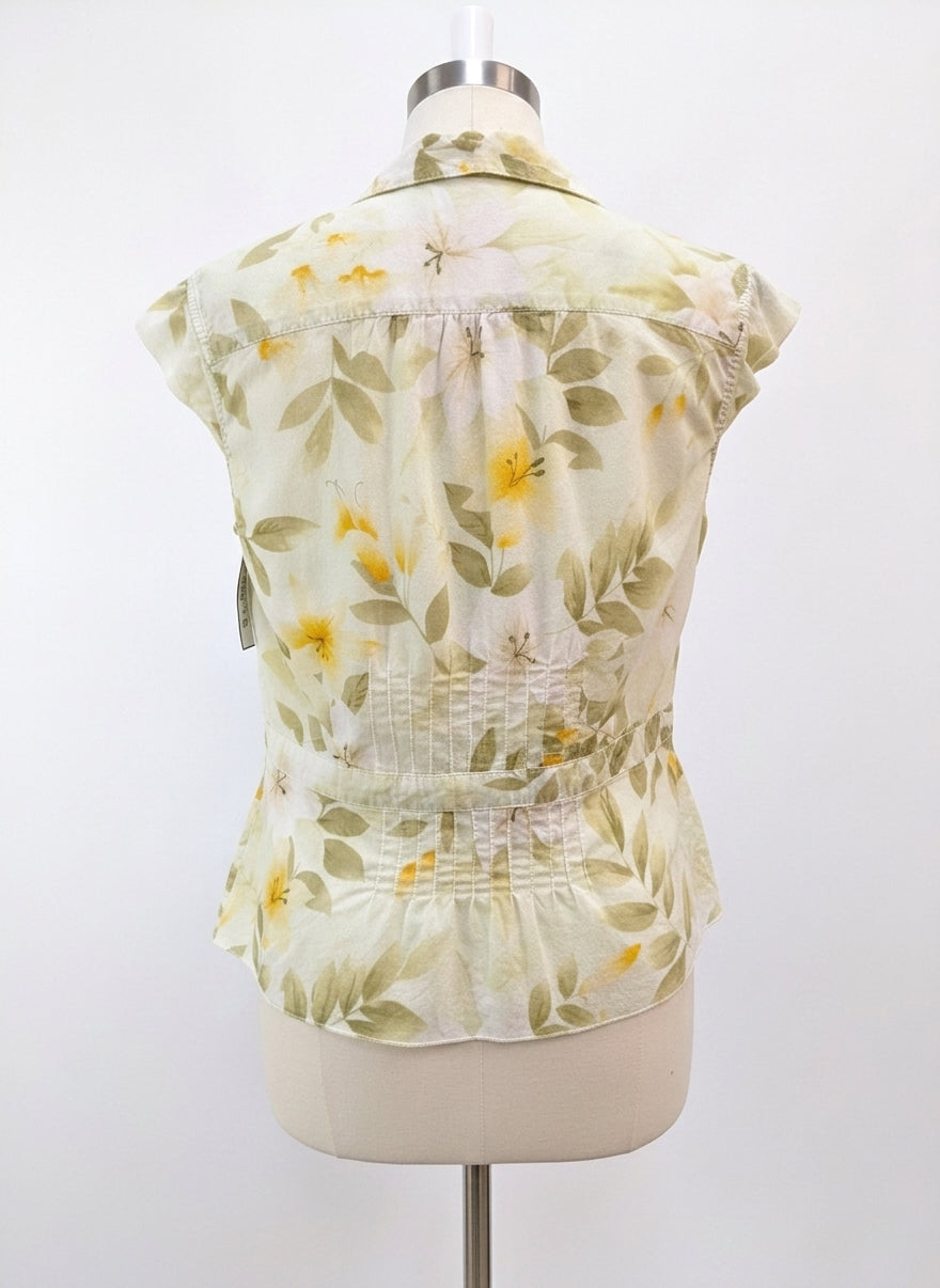 Havana Jacks Cafe · Shirt · Large · YellowFloral