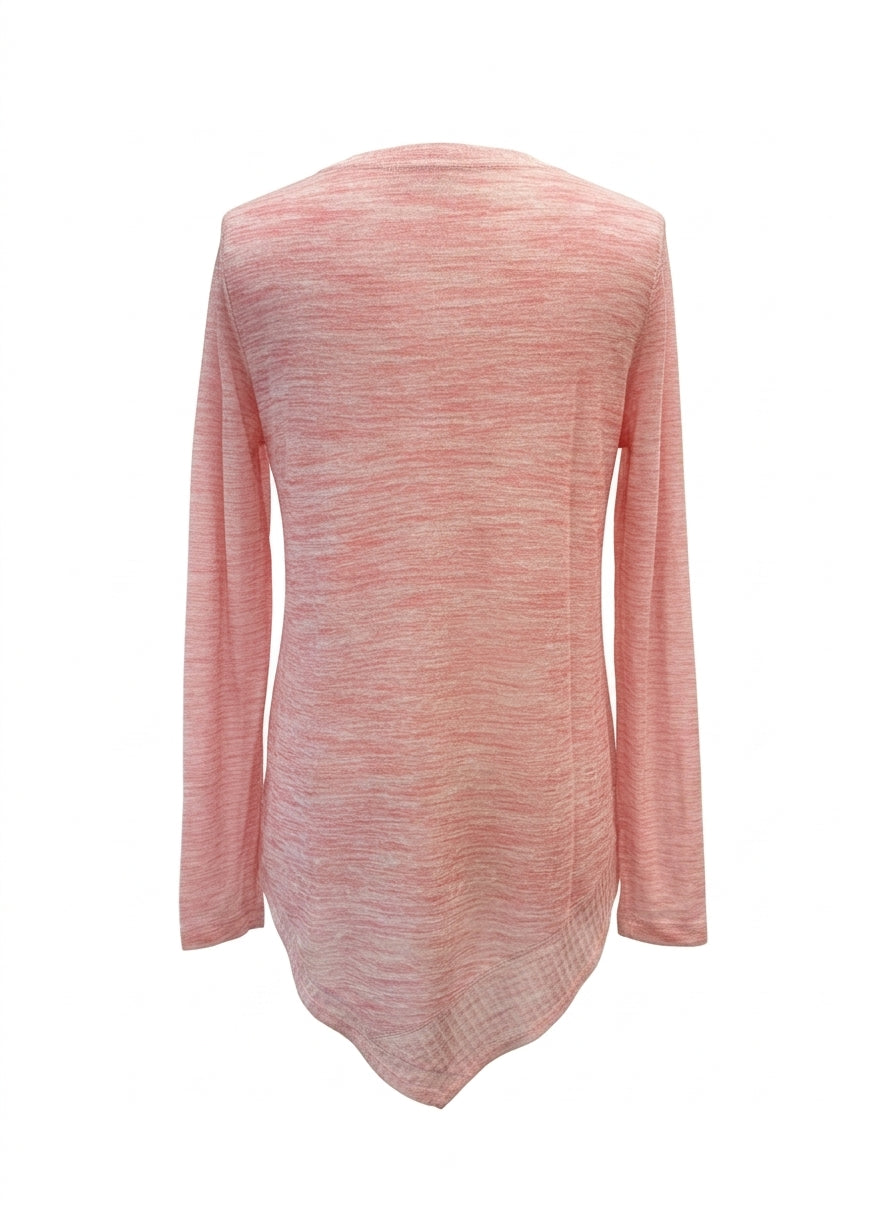 Anthropologie · Blue Tassel Tunic Knit Top · XLarge · CoralWhite