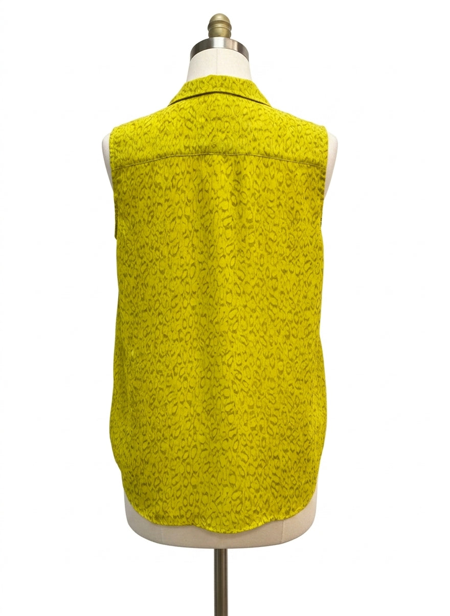 CAbi · Reign Ruffle · Small · Chartreuse