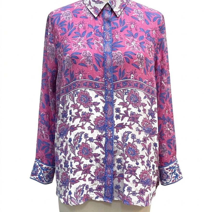 Bella Tu · Shirt · XLarge · Pink Blue