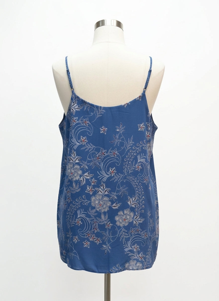 Zac&Rachel · Tank Top · M · Blue Floral