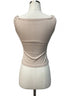 OGL · Sleeveless Top with Built In Bra · Medium · Ecru
