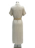 Zara · Belted Dress · Medium · Sand