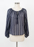 Anthropologie · Holding Horses Floral print top · XLarge · Black White