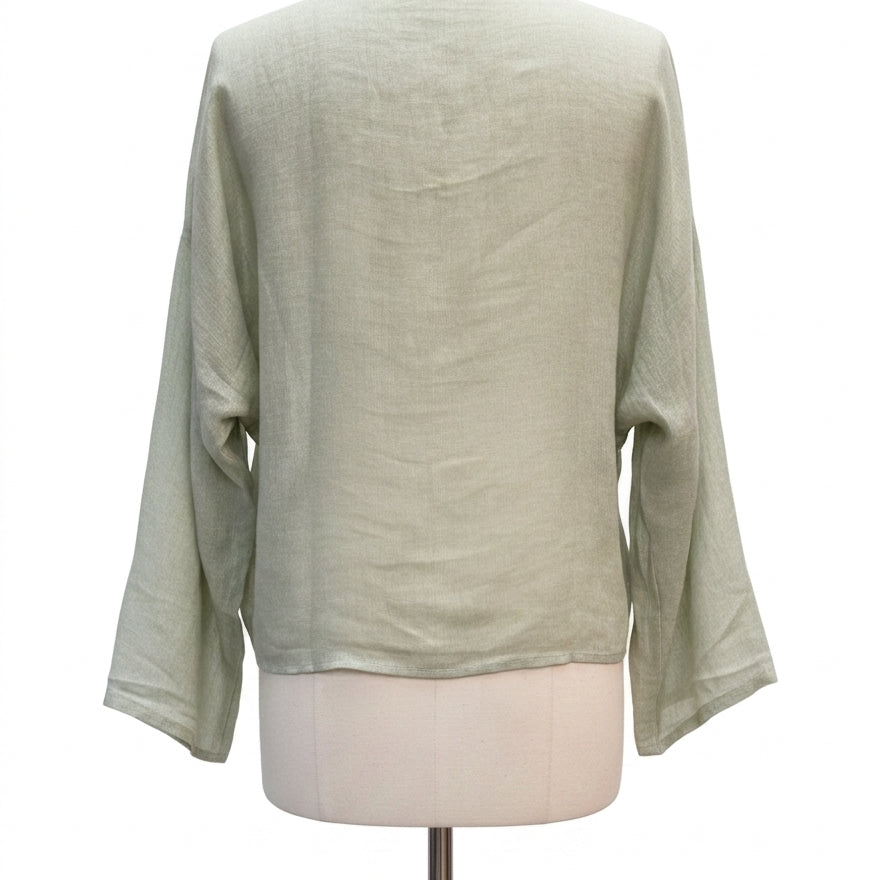 Christian Siriano · TieFront Cardigan · OS · Sage