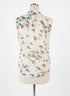 Tahari · Sleeveless Top, Bird Print · Medium · CreamMulti